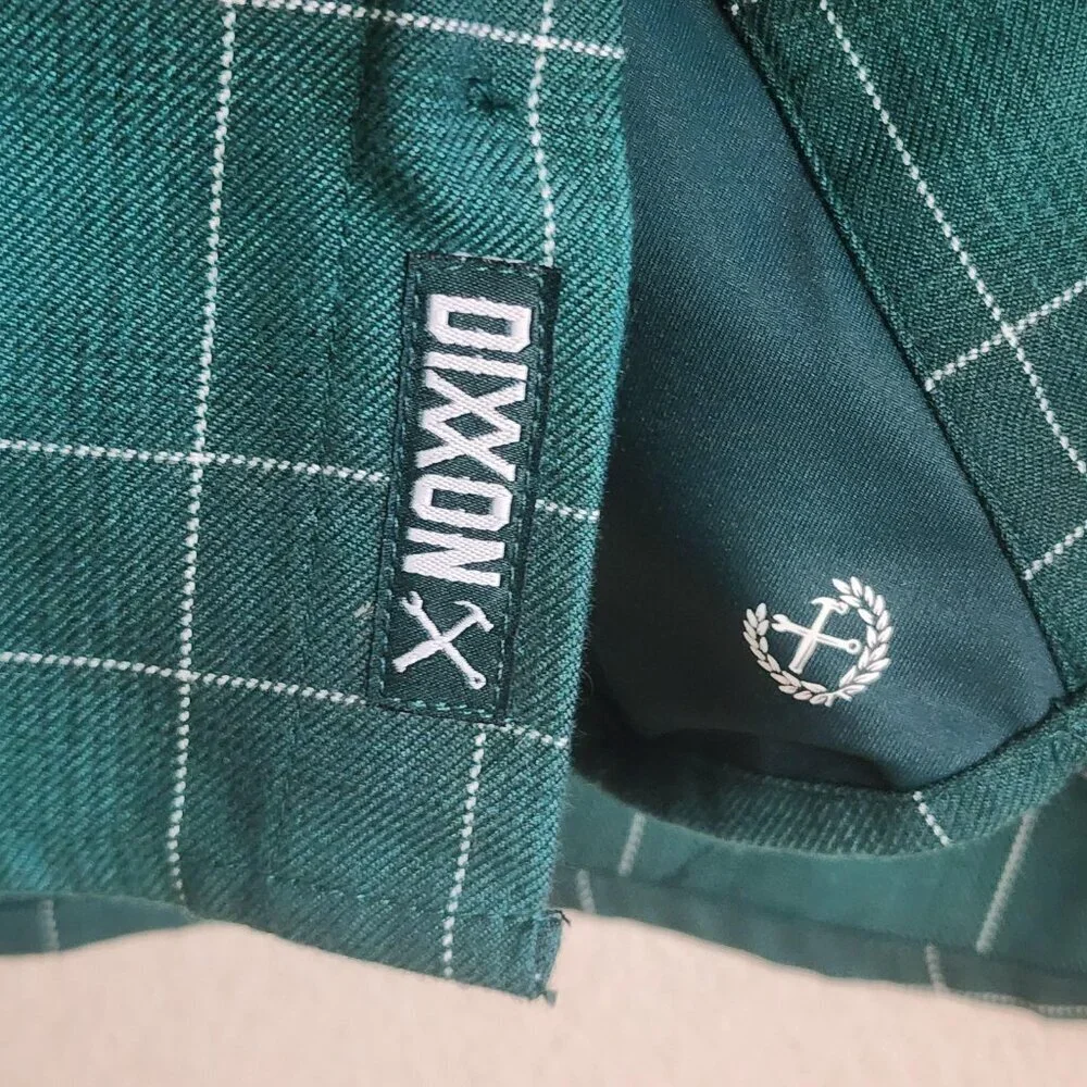 Dixxon Flannel Company Shirt Mens Extra Large Green The Wreath Plaid Flannel
